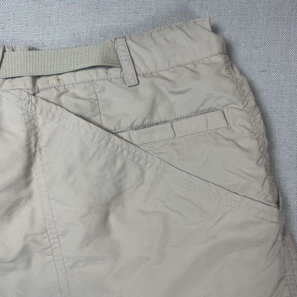 SCOTTeVEST Shorts Men's 40 Khaki TEC Belted Pockets Outdoors Nylon 7" Inseam - Picture 10 of 13